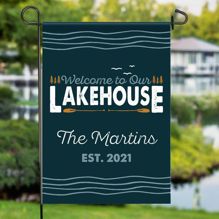 Personalized Lakehouse Flag