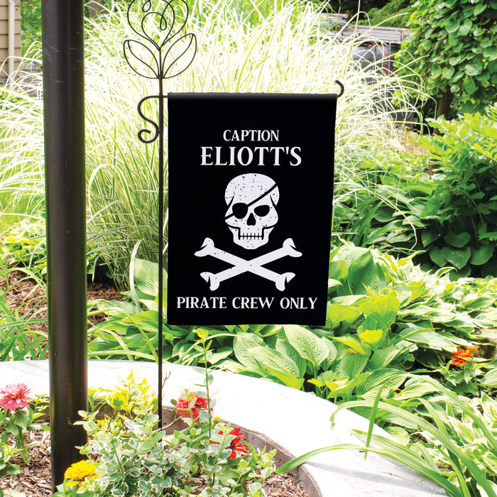 Personalized Children's Pirate Playhouse Yard Flag