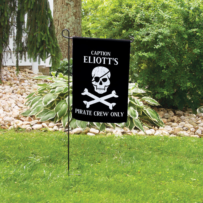 Personalized Children's Pirate Playhouse Yard Flag