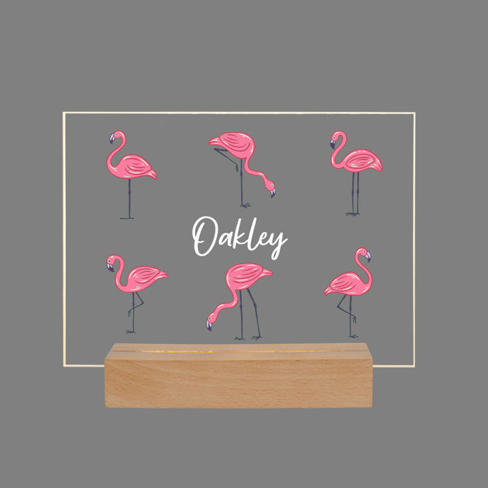 Personalized Flamingo LED Light