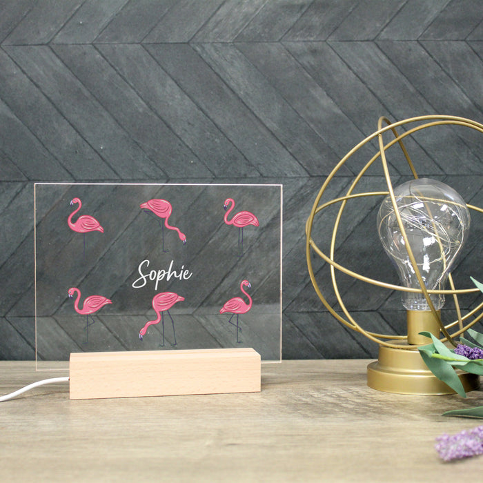 Personalized Flamingo LED Light