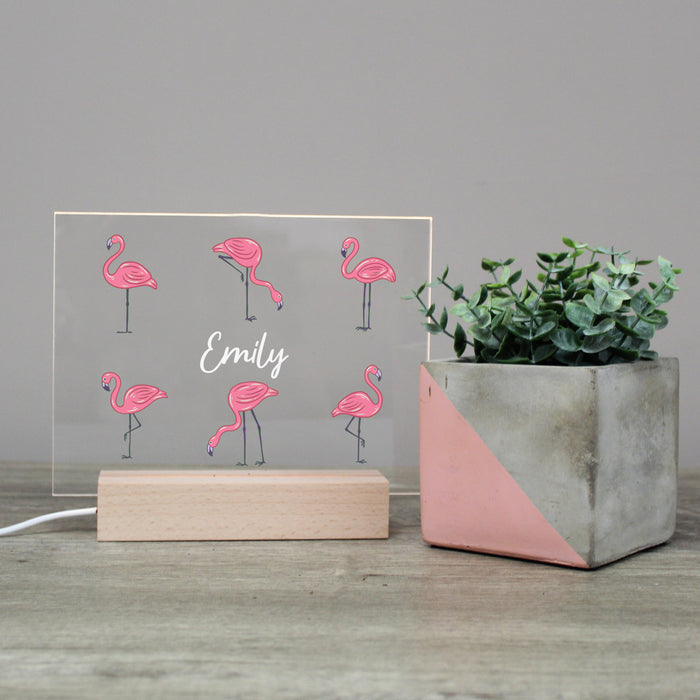 Personalized Flamingo LED Light