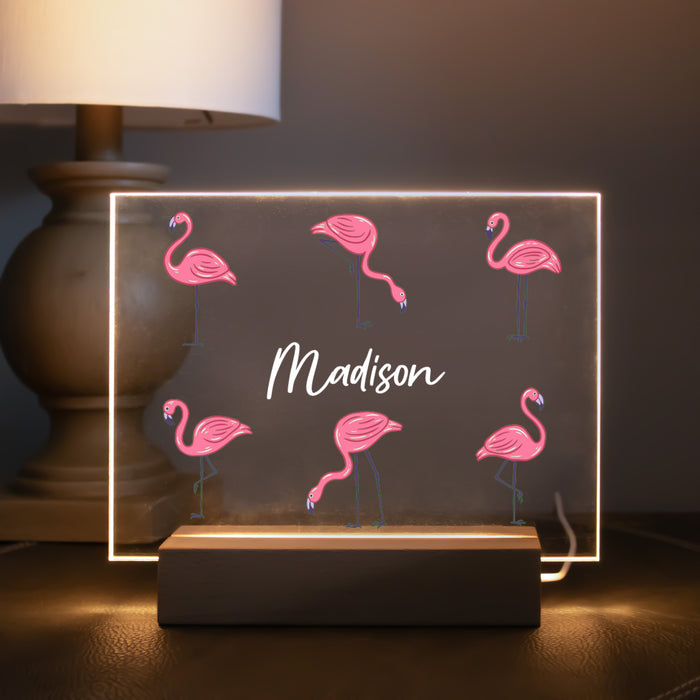 Personalized Flamingo LED Light