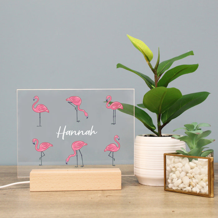 Personalized Flamingo LED Light