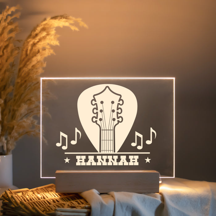 Personalized Guitar Musician LED Light