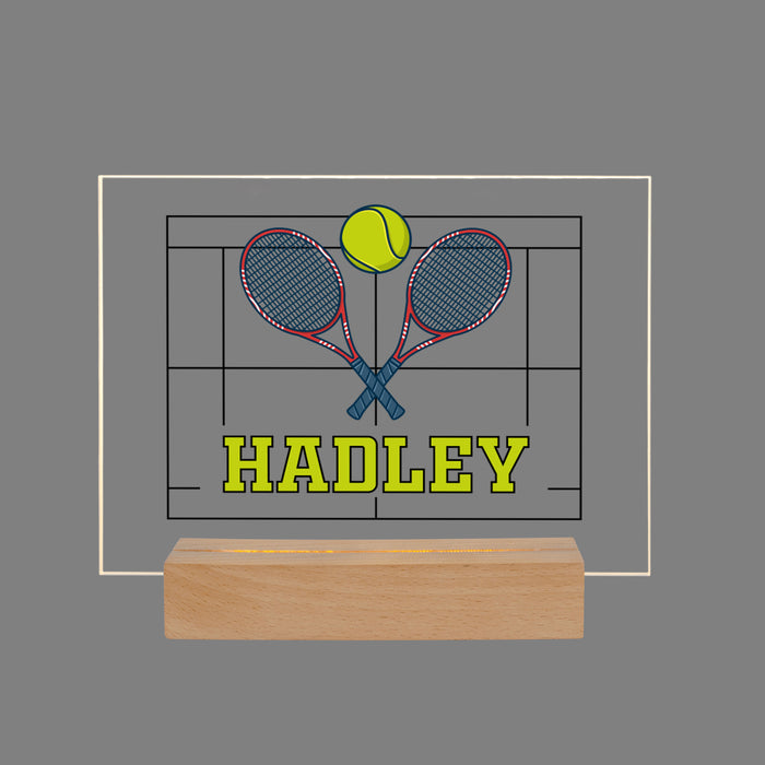 Personalized Printed Tennis LED Light