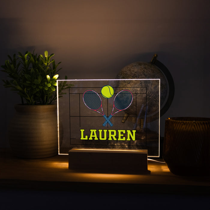 Personalized Printed Tennis LED Light