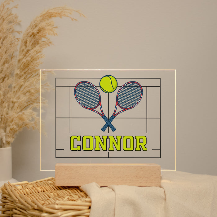 Personalized Printed Tennis LED Light