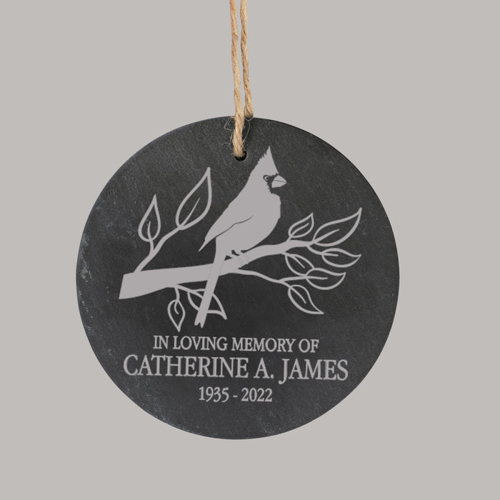 Cardinal Memorial Christmas Ornament