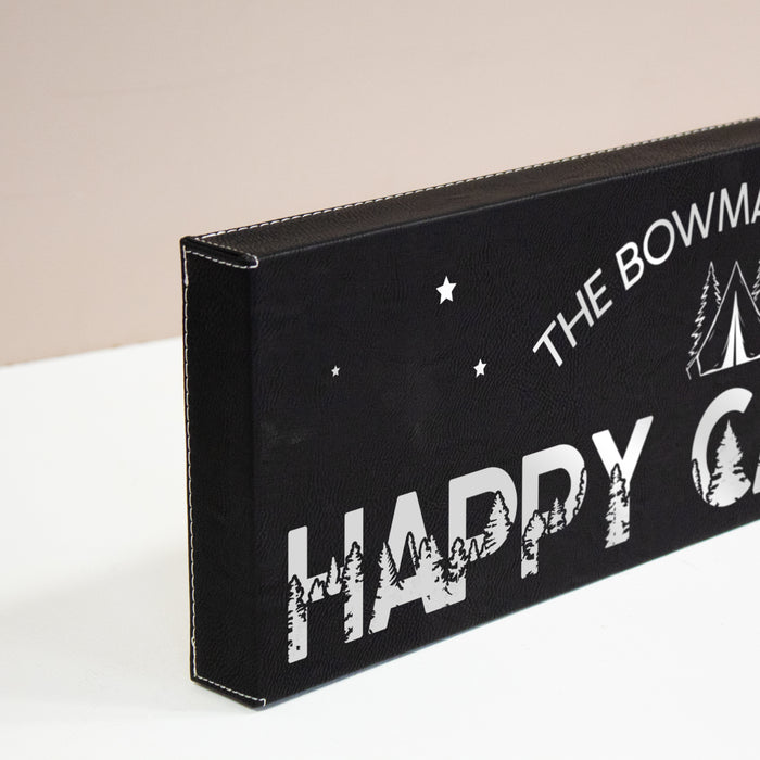 Personalized Happy Campers Wall Sign