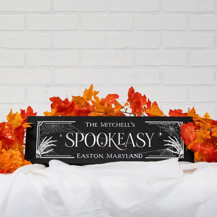 Personalized "Spookeasy" Halloween Wall Sign