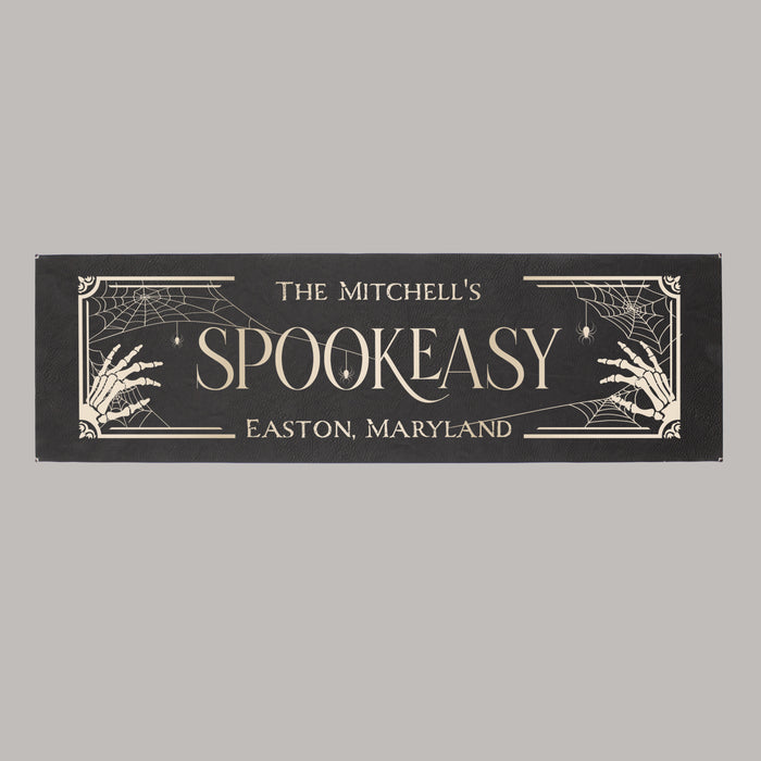 Personalized "Spookeasy" Halloween Wall Sign