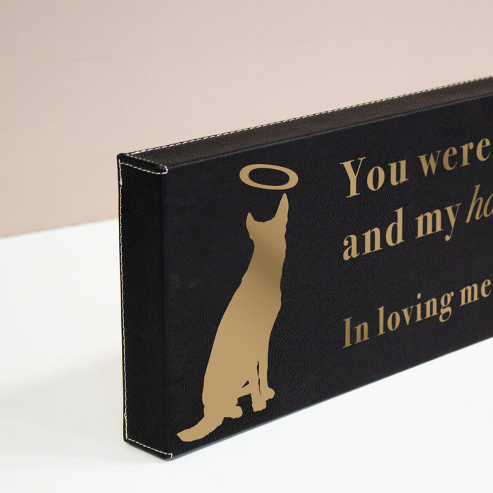 Personalized Dog Memorial Wall Sign
