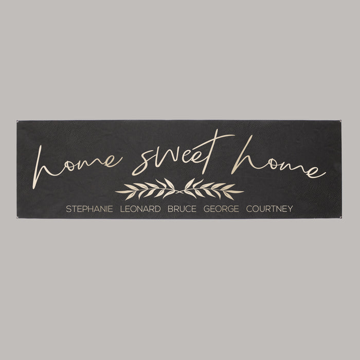 Personalized "Home Sweet Home" Wall Sign