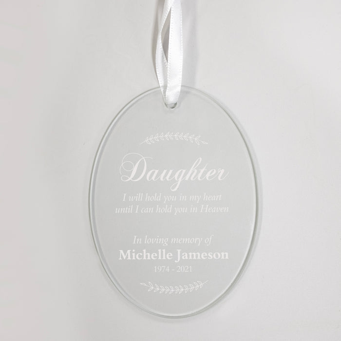 Personalized Daughter Memorial Ornament