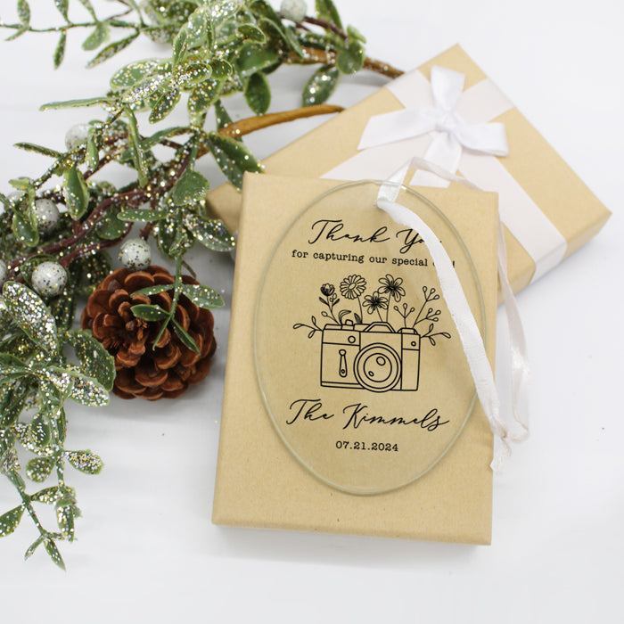 Personalized Thank You Photographer Ornament