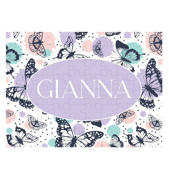 Personalized Butterfly Jigsaw Puzzle