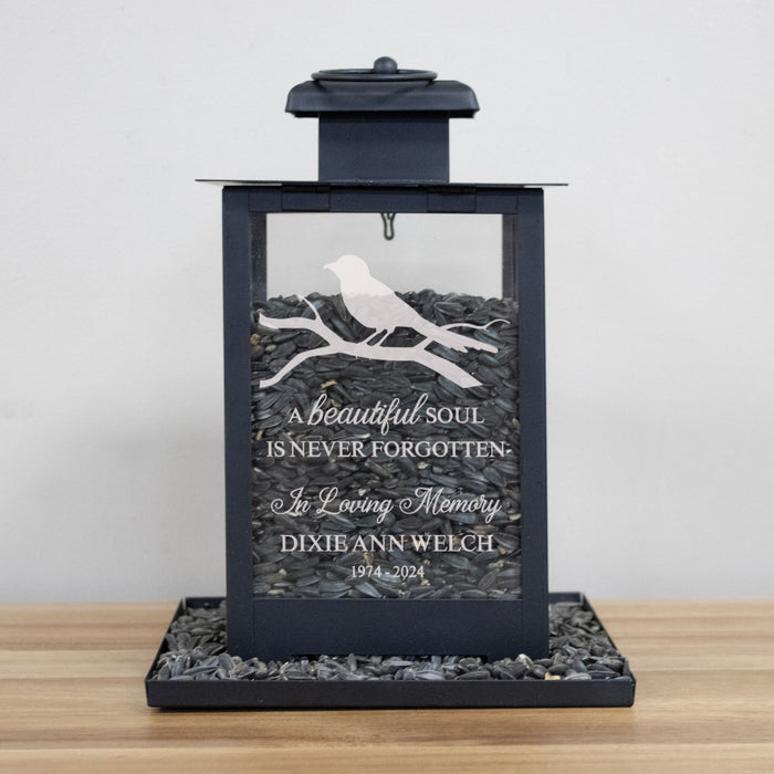 Personalized Beautiful Soul Memorial Bird Feeder