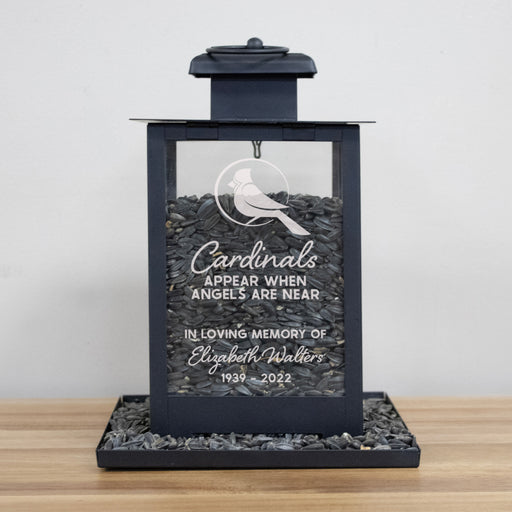 Personalized Cardinals Bird Feeder