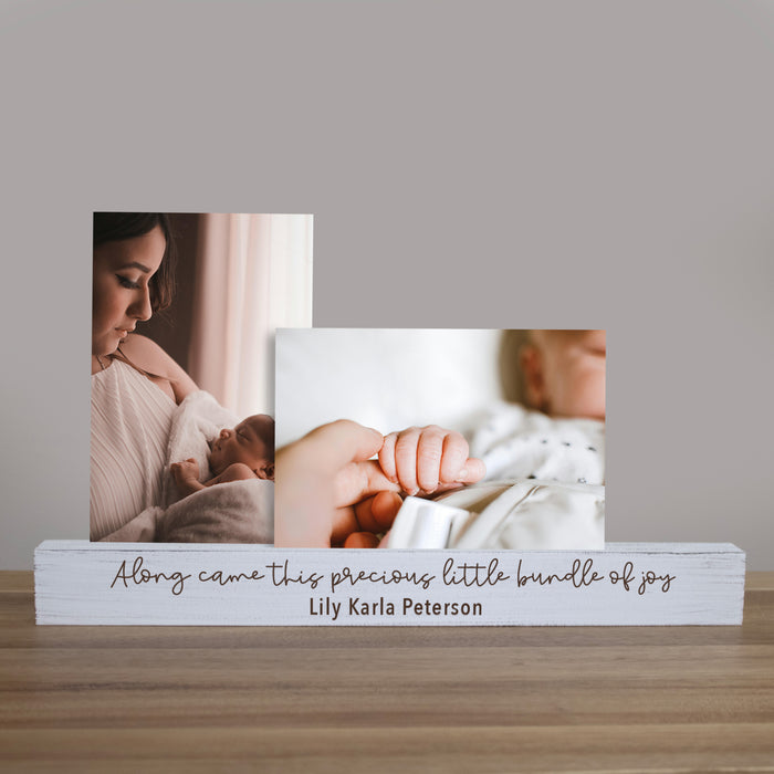 Personalized "Bundle of Joy" Baby Picture Display