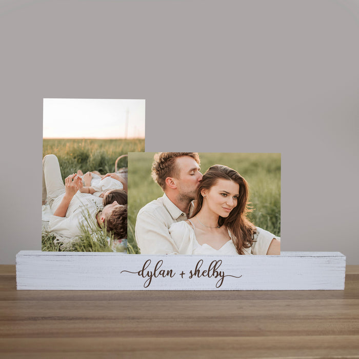 Personalized Couple's Names Photo Bar