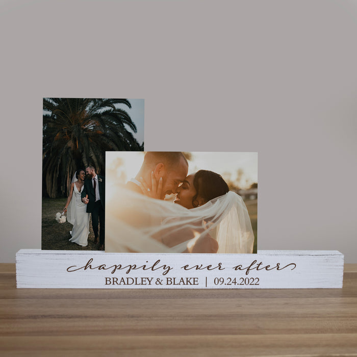 Personalized Happily Ever After Photo Bar