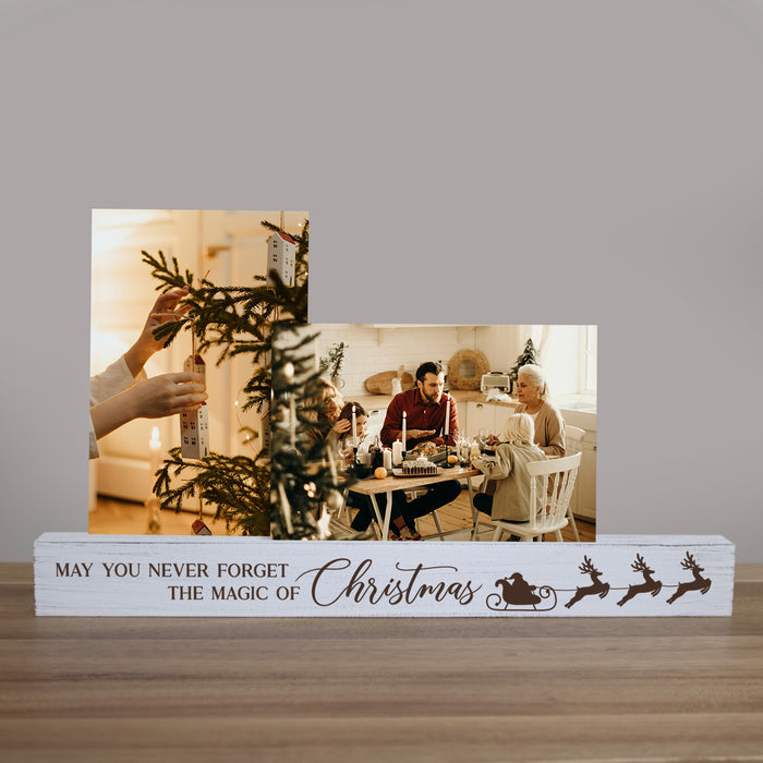 Personalized "Magic of Christmas" Photo Bar