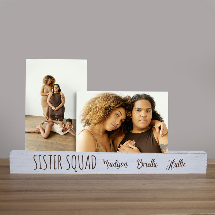 Personalized “Sister Squad” Photo Bar