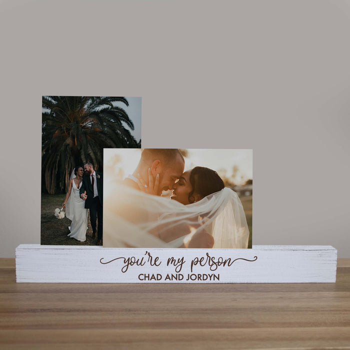 Personalized "You're My Person" Photo Bar