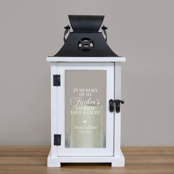 Personalized Father Memorial Lantern