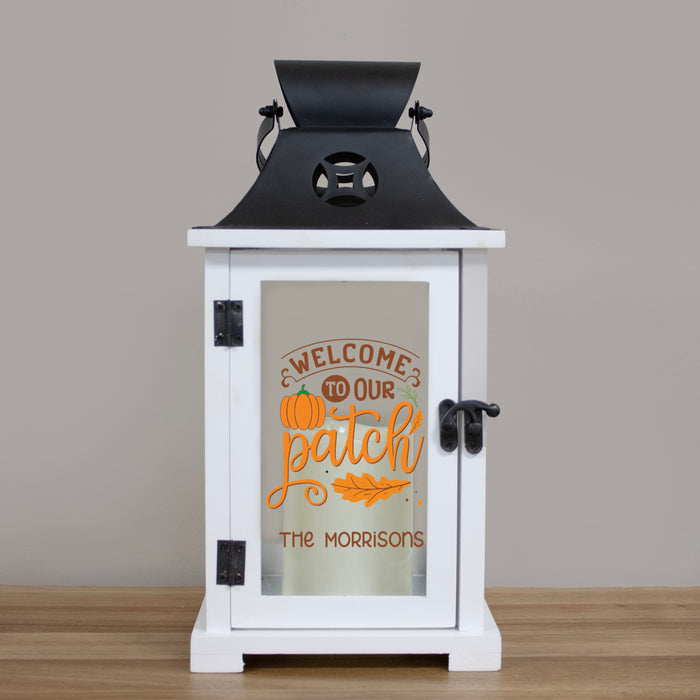 Personalized Pumpkin Patch Lantern