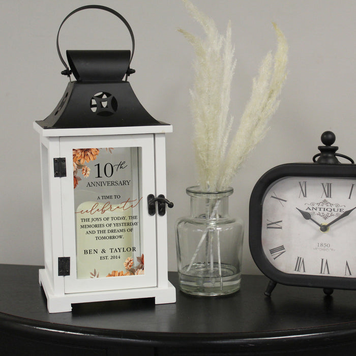 Personalized "A Time To Celebrate" Anniversary Lantern