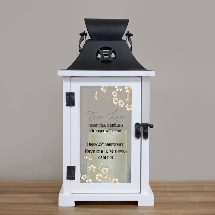 Personalized True Love Anniversary Lantern