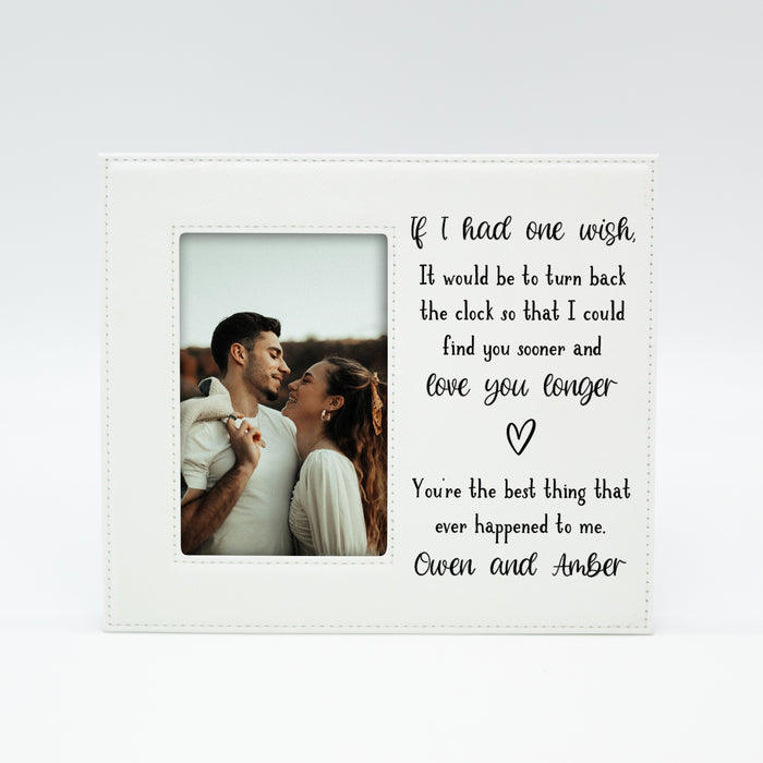 Personalized Love You Longer Picture Frame