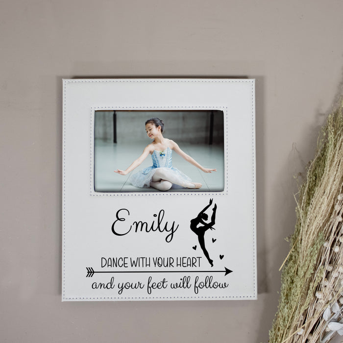 Personalized "Dance With Your Heart" Dancer Picture Frame