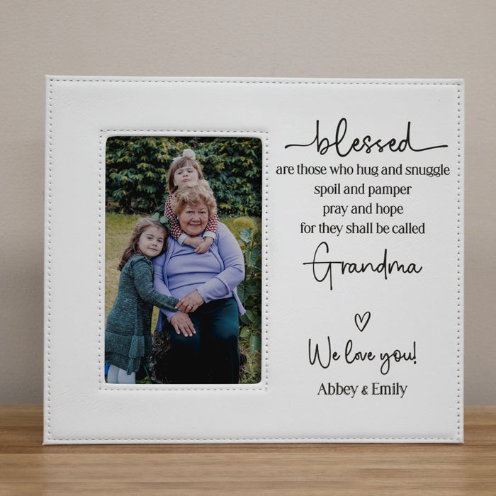 Personalized Blessed Grandma Picture Frame