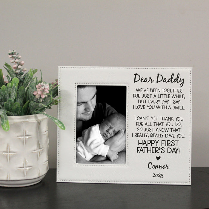 Personalized "Dear Daddy..." First Father's Day Picture Frame