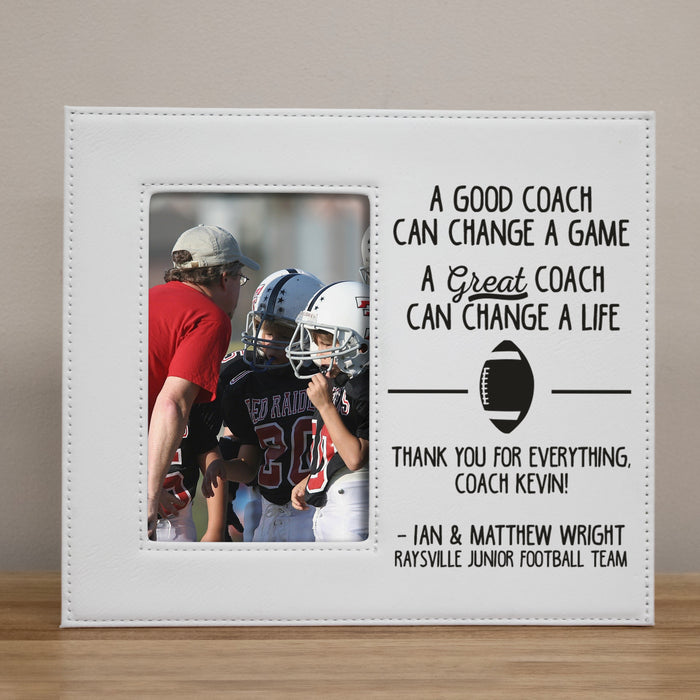 Personalized Thank You Coach Picture Frame