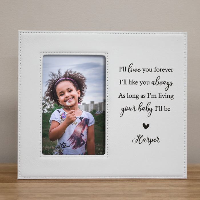 Personalized "...Your Baby I'll Be" Picture Frame for Mom