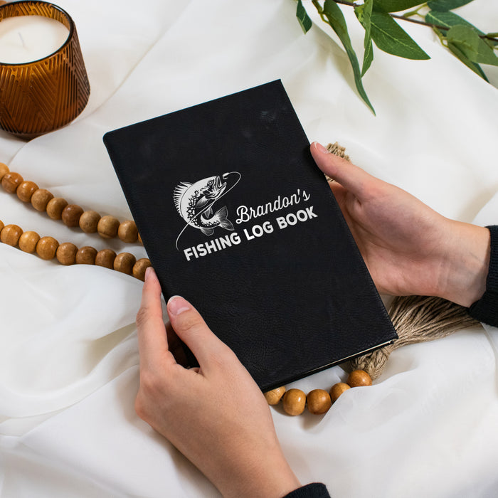 Personalized "Fishing Log Book" Journal