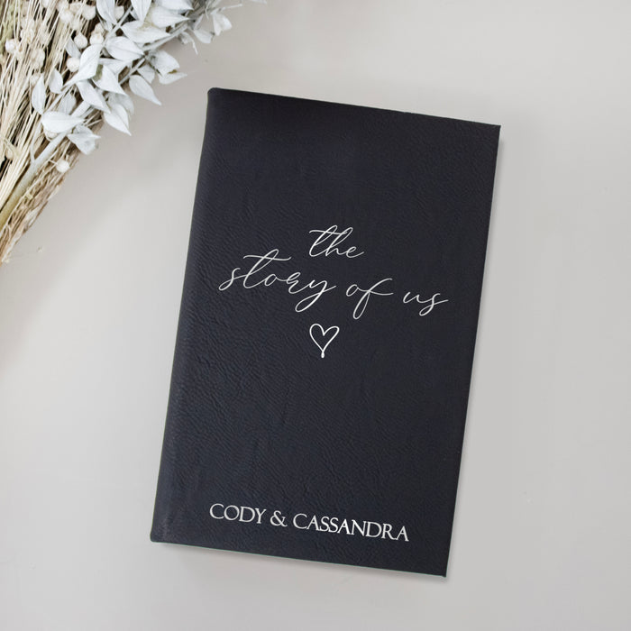 Personalized "The Story of Us" Journal for Couples