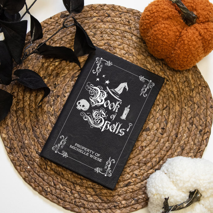 Personalized Halloween Book of Spells