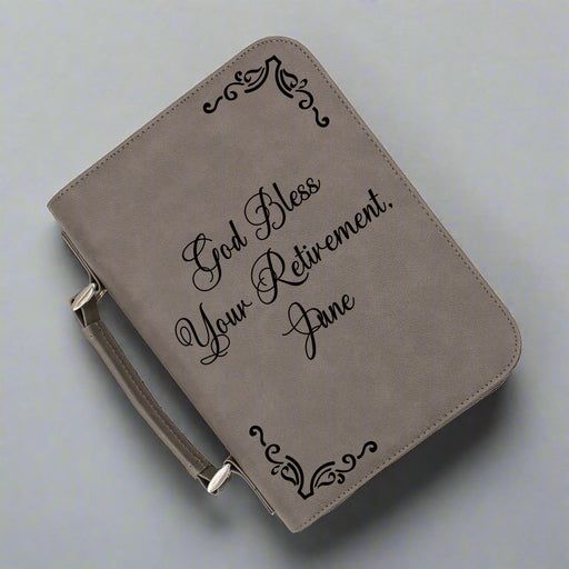 Personalized Retirement Gift Bible Case