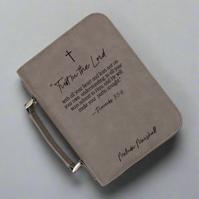 Personalized Proverbs Verse Bible Case