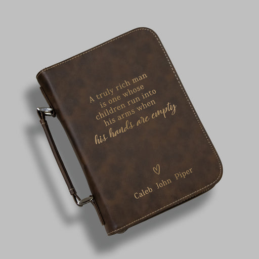 Personalized Father Quote Bible Case