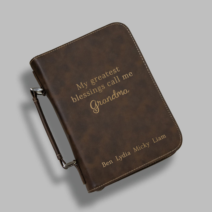 Personalized Grandparent Bible Case