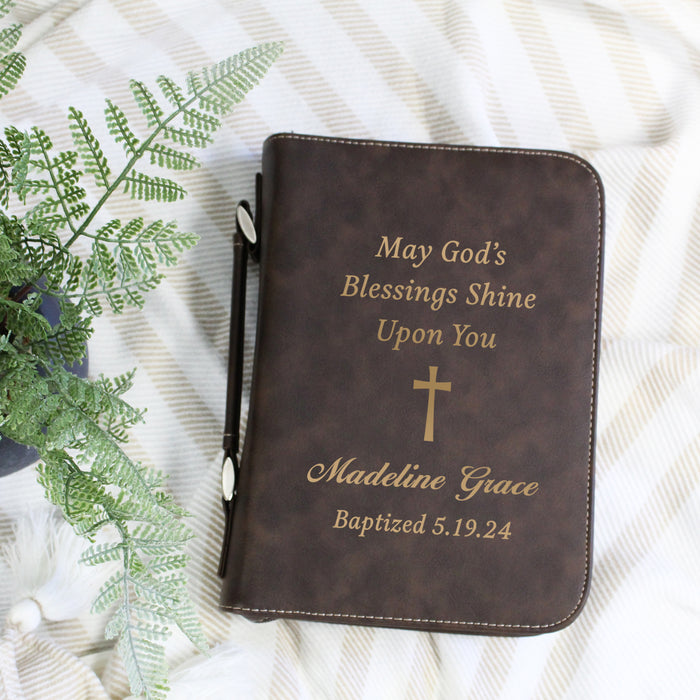 Personalized Baptism Bible Cover