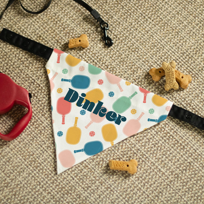 Personalized Pickleball Dog Bandana