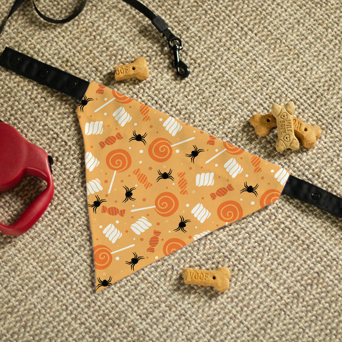 Personalized "Tricks for Treats" Halloween Dog Bandana