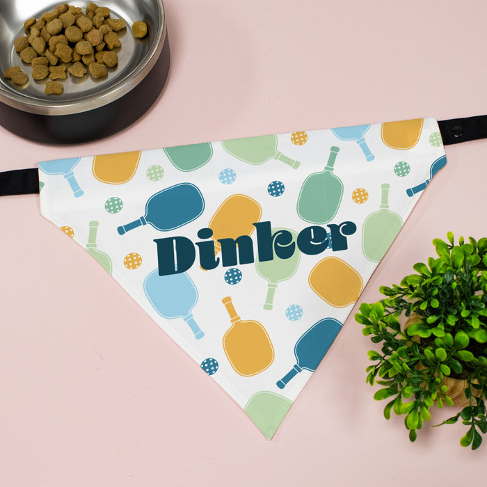 Personalized Pickleball Dog Bandana